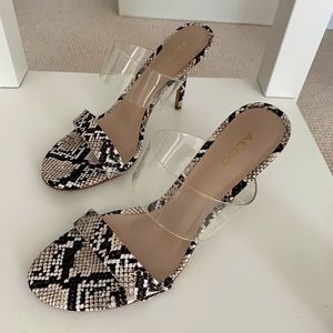 Aldo snakeskin heels